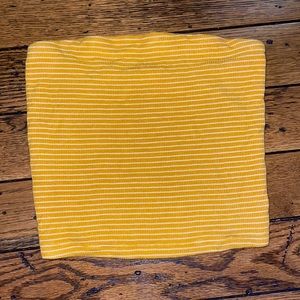 size XS American Eagle orange striped tube top